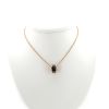 Bulgari B.Zero1 necklace in pink gold and ceramic - 360 thumbnail