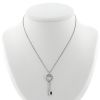 Tiffany & Co Clé Coeur pendant in platinium, diamonds and silver - 360 thumbnail