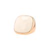 Pomellato Victoria ring in pink gold and cacholong - 00pp thumbnail