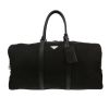 Sac de voyage Prada   en toile noire et cuir noir - 360 thumbnail