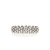 Vintage  bracelet in white gold and diamonds - 360 thumbnail