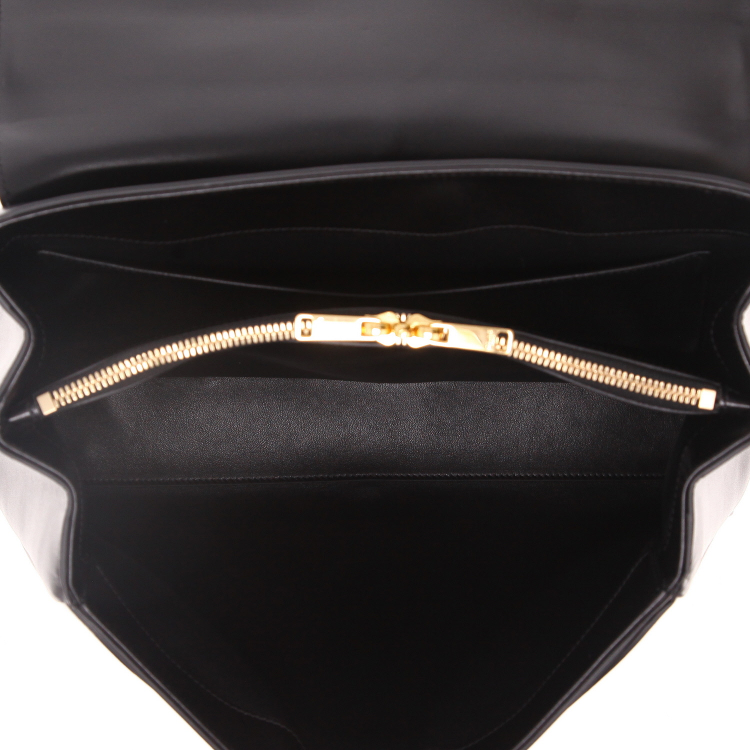 Borsa Celine  16 modello medio  in pelle nera - Detail D3