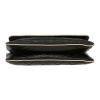 Chanel  Croisière handbag  in black quilted leather  and white piping - Detail D1 thumbnail