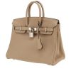 Bolso de mano Hermès  Birkin 25 cm en cuero togo Beige Marfa - 00pp thumbnail