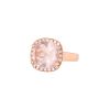 Anello Poiray Fille Antique in oro rosa, quarzo rosa e diamanti - 00pp thumbnail