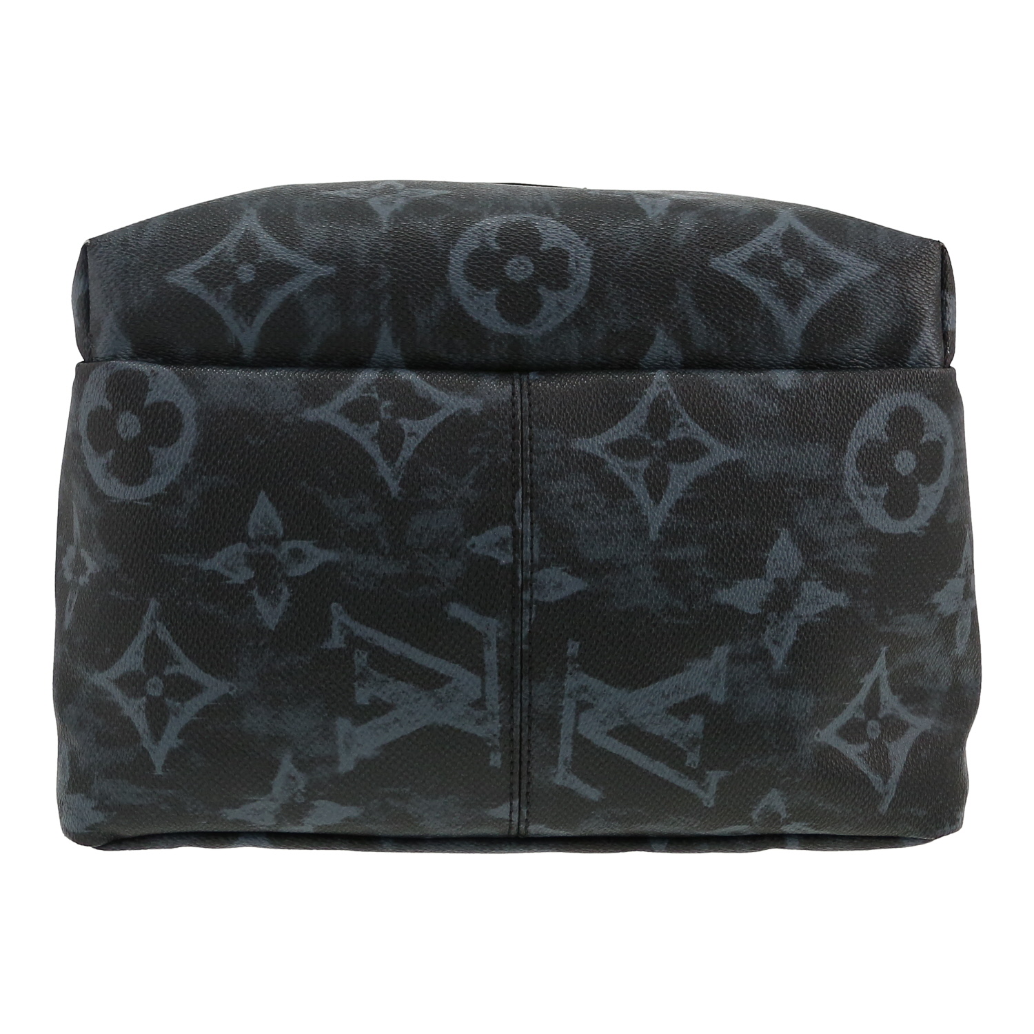 Mochila Louis Vuitton  Discovery en lona Monogram gris y negra - Detail D1