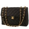 Chanel  Timeless Jumbo shoulder bag  in black quilted leather - 00pp thumbnail