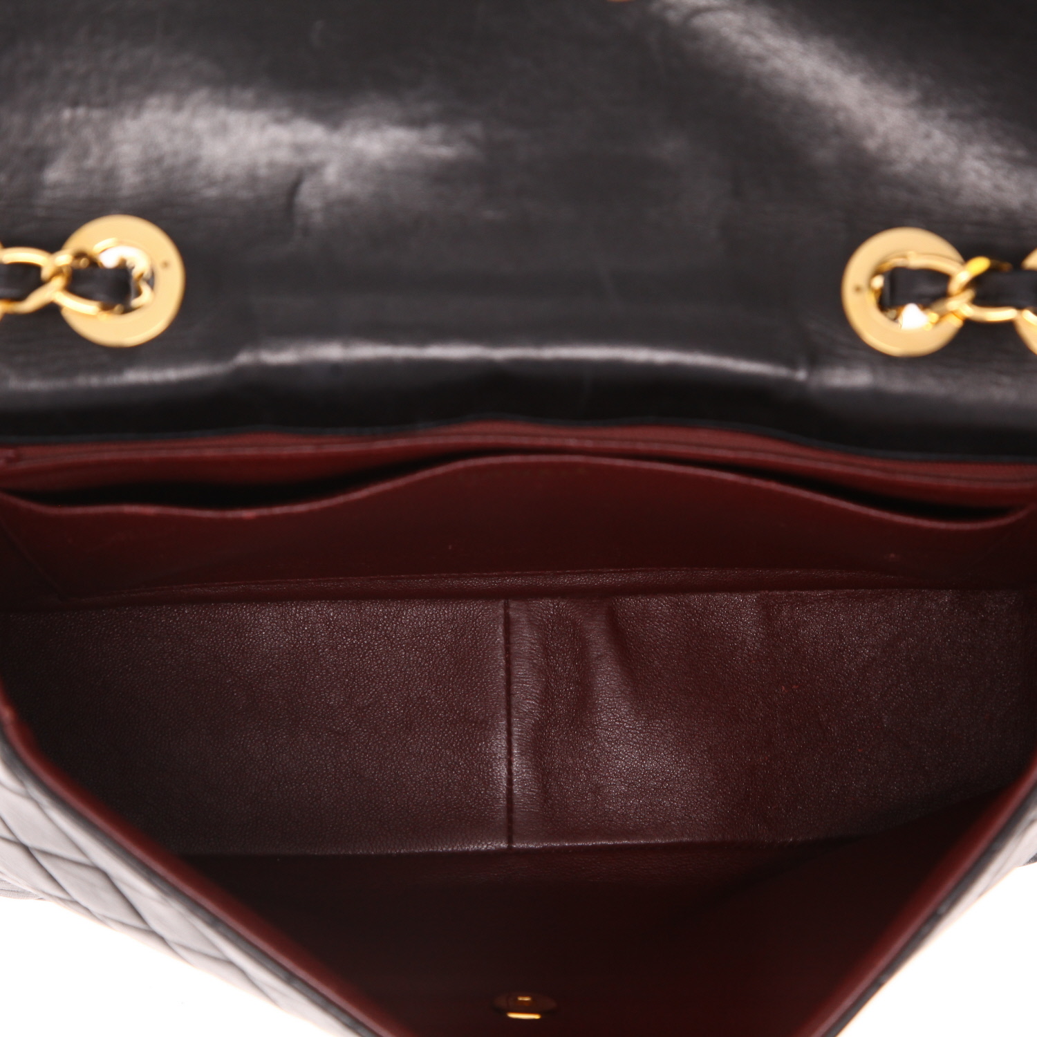 Sac bandoulière Chanel  Timeless Jumbo en cuir matelassé noir - Detail D3