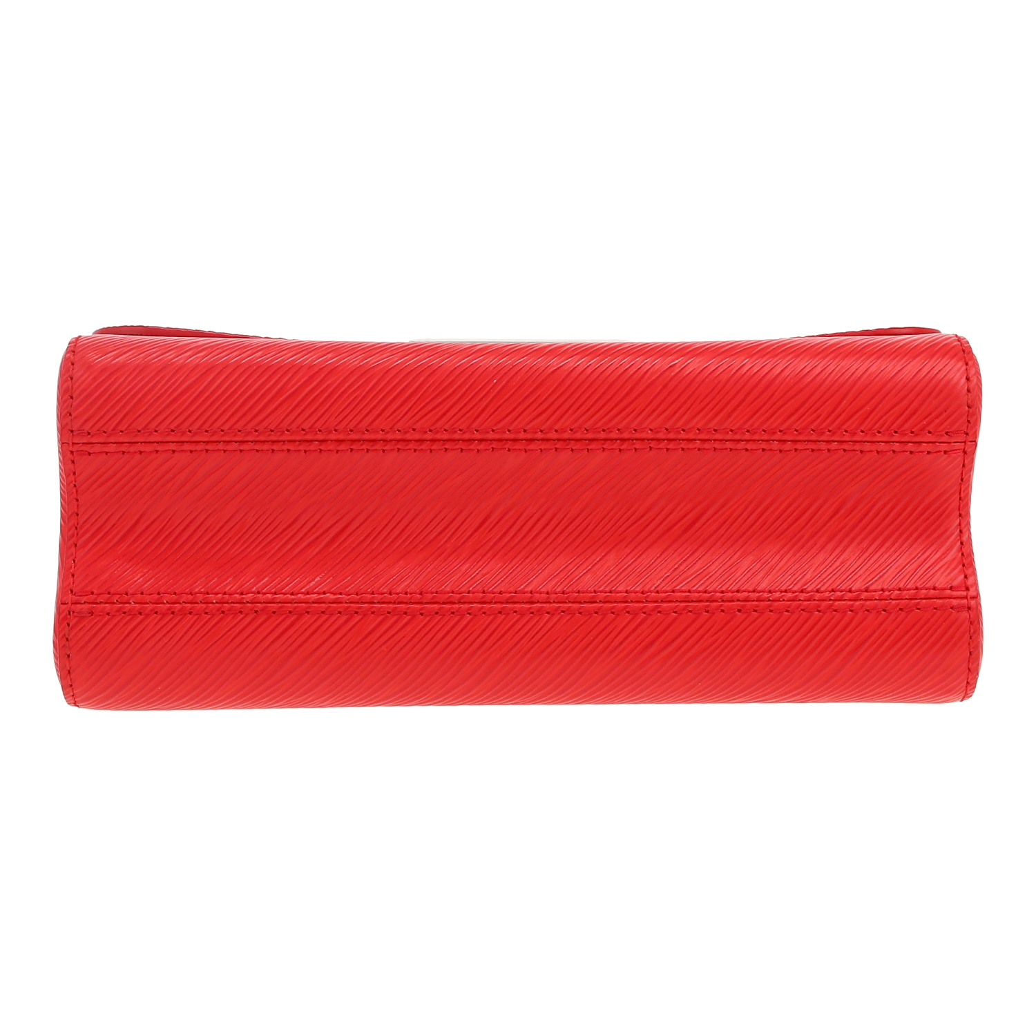 Bolso bandolera Louis Vuitton  Twist modelo mediano  en cuero Epi rojo - Detail D1