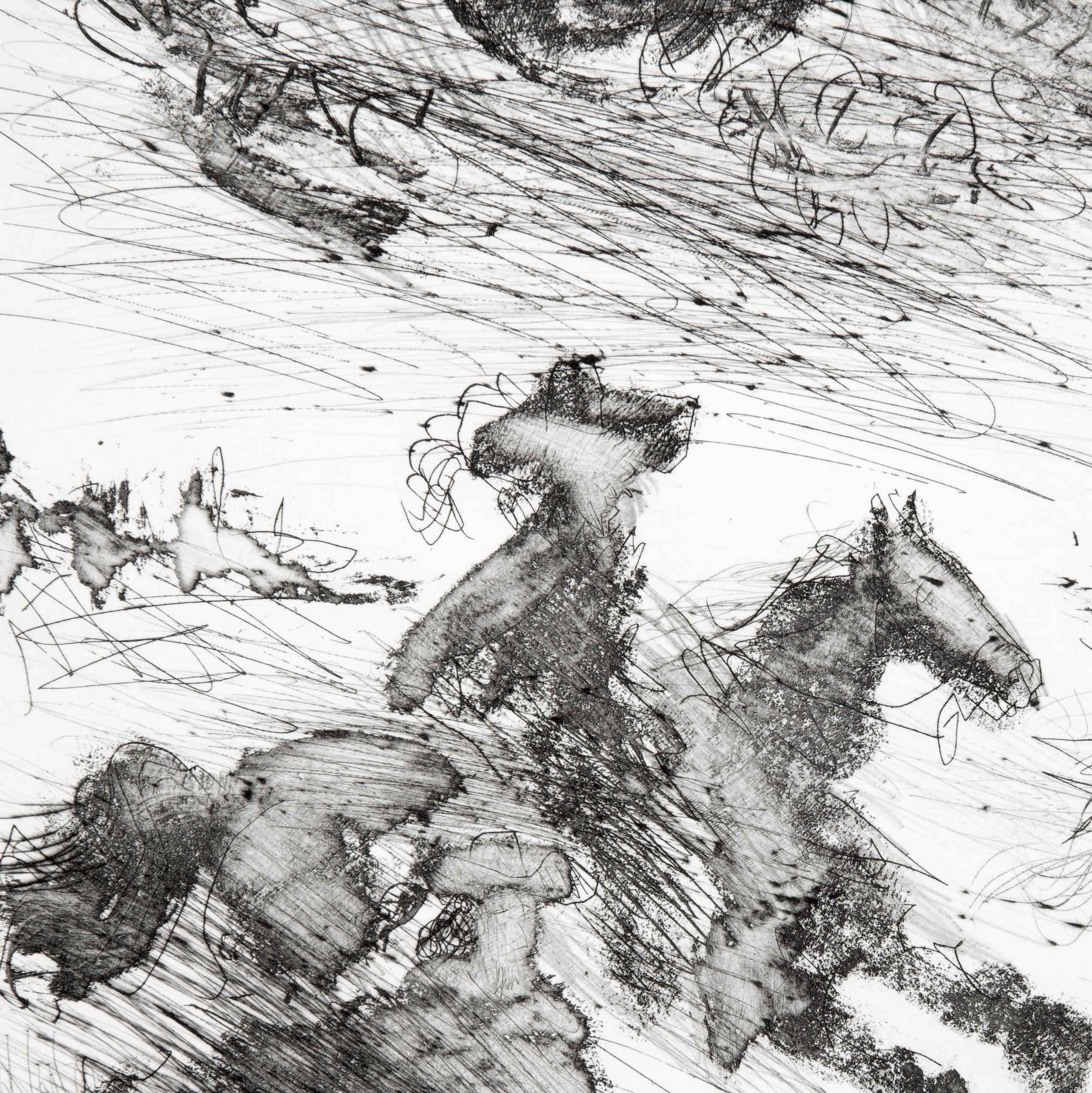 Pablo Picasso (1881-1973), Orage, enlèvement, poursuite - 1969 - Detail D2