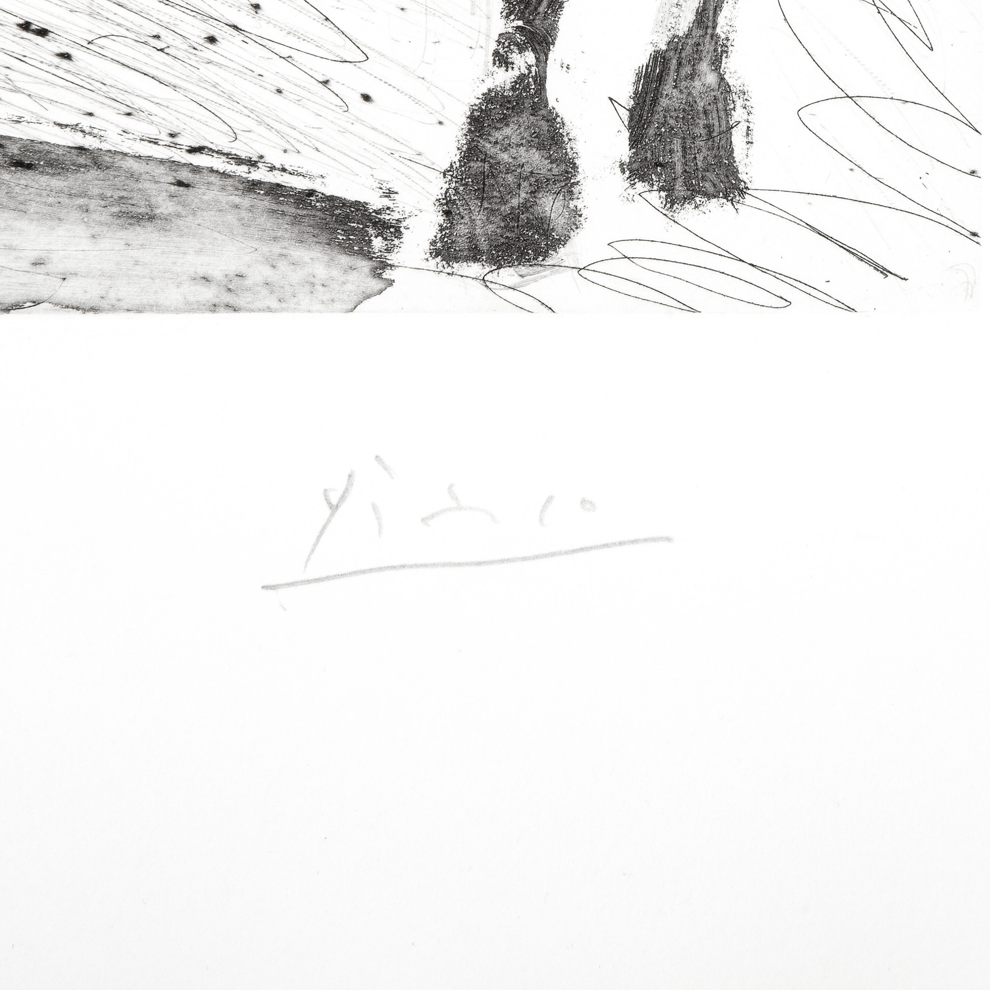 Pablo Picasso (1881-1973), Orage, enlèvement, poursuite - 1969 - Detail D4