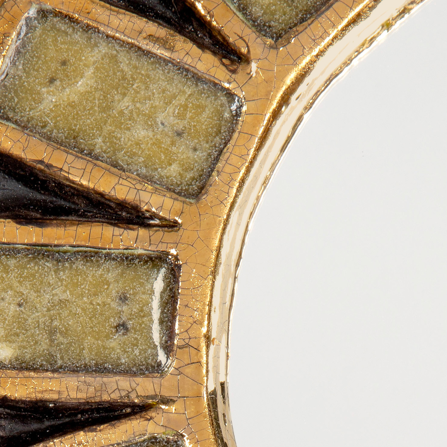 'Engrenages' mirror - circa 1950 - Detail D3