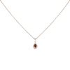 Chaumet Joséphine Aigrette necklace in pink gold, garnet and diamonds - 00pp thumbnail