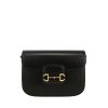 Gucci  1955 Horsebit handbag  in black leather - 360 thumbnail