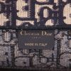 Dior  Book Tote shopping bag  in blue and beige monogram canvas Oblique - Detail D2 thumbnail
