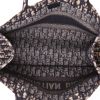 Dior  Book Tote shopping bag  in blue and beige monogram canvas Oblique - Detail D3 thumbnail