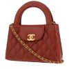 Chanel  Mini Shopping handbag  in cognac quilted leather - 00pp thumbnail