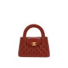 Chanel  Mini Shopping handbag  in cognac quilted leather - 360 thumbnail