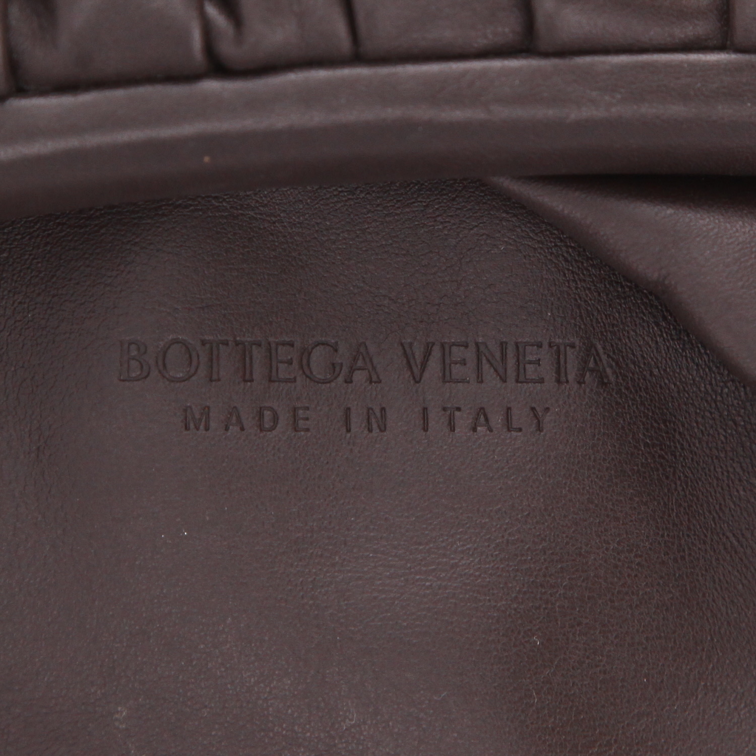 Bottega Veneta  Pouch pouch  in brown leather - Detail D2