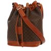 Celine  Vintage handbag  in brown "Triomphe" canvas  and natural leather - 00pp thumbnail