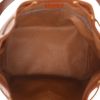 Celine  Vintage handbag  in brown "Triomphe" canvas  and natural leather - Detail D3 thumbnail