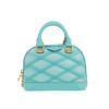 Bolso de mano Louis Vuitton  Alma Micro en cuero acolchado azul - 360 thumbnail