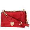 Bolso bandolera Dior  Diorama en charol rojo - 00pp thumbnail