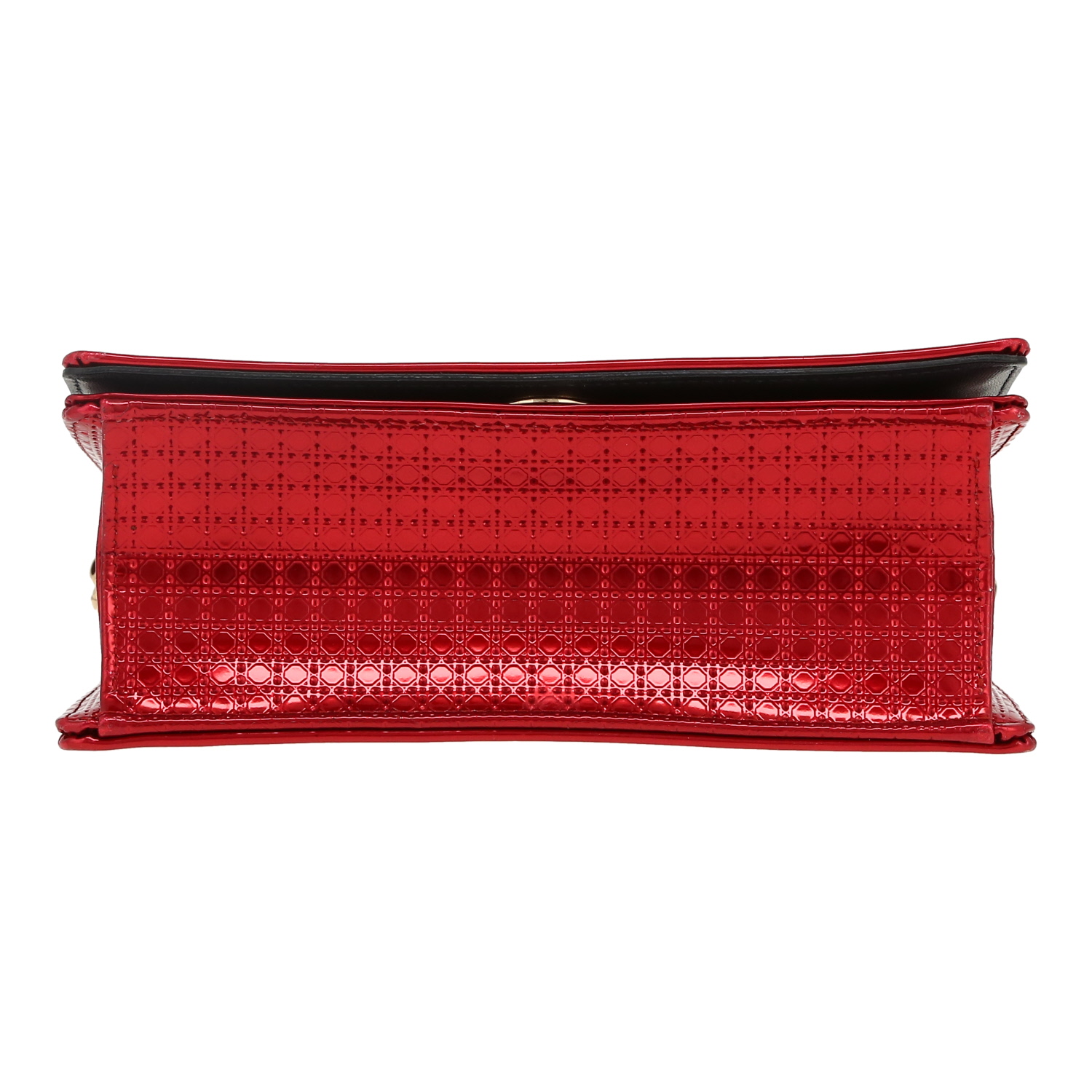 Bolso bandolera Dior  Diorama en charol rojo - Detail D1
