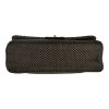 Borsa Chanel  Timeless Jumbo in tela jersey nera e dorata - Detail D1 thumbnail