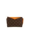 Louis Vuitton  Pallas shoulder bag  in brown monogram canvas  and saffron yellow leather - 360 thumbnail