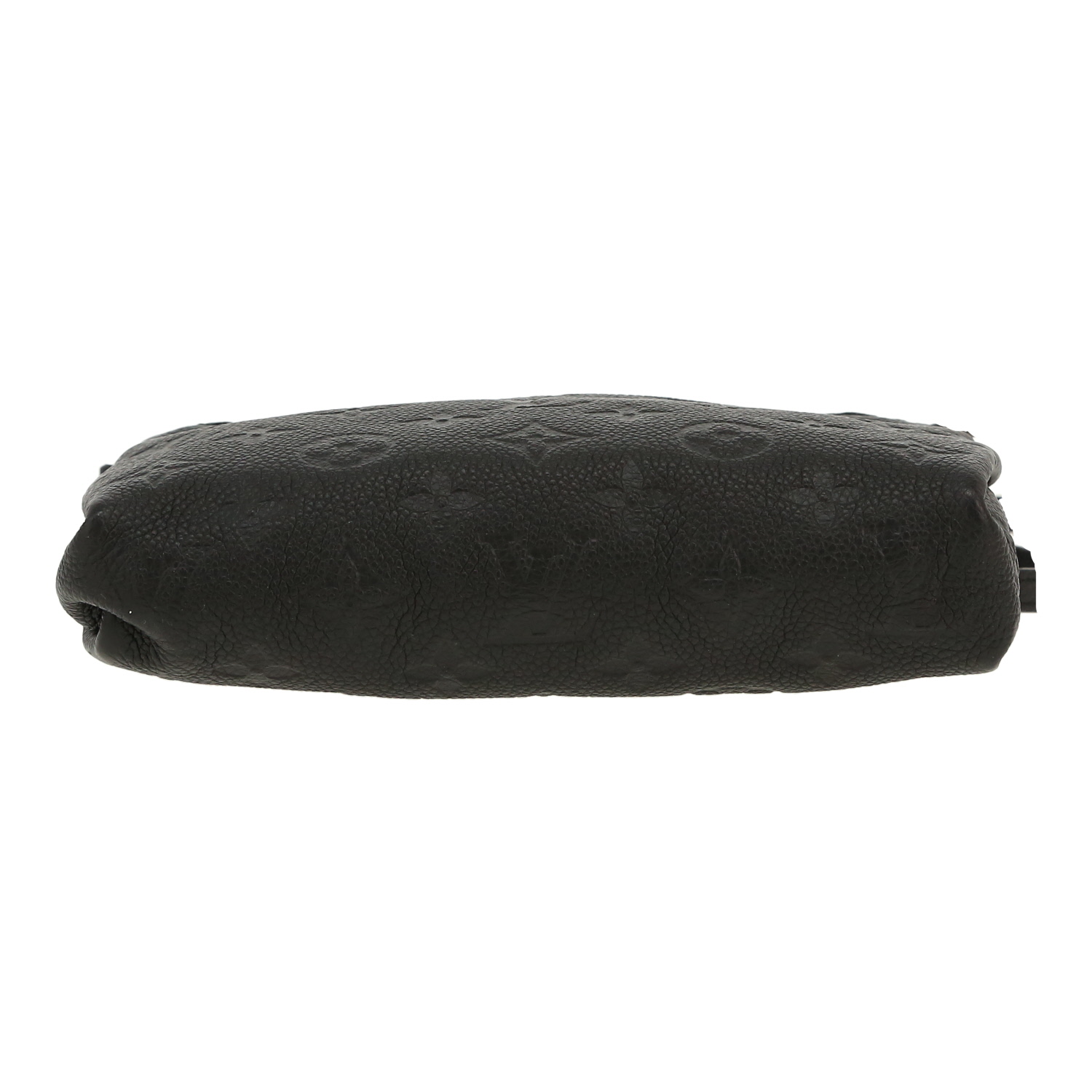 Louis Vuitton  Pallas shoulder bag  in black empreinte monogram leather - Detail D1