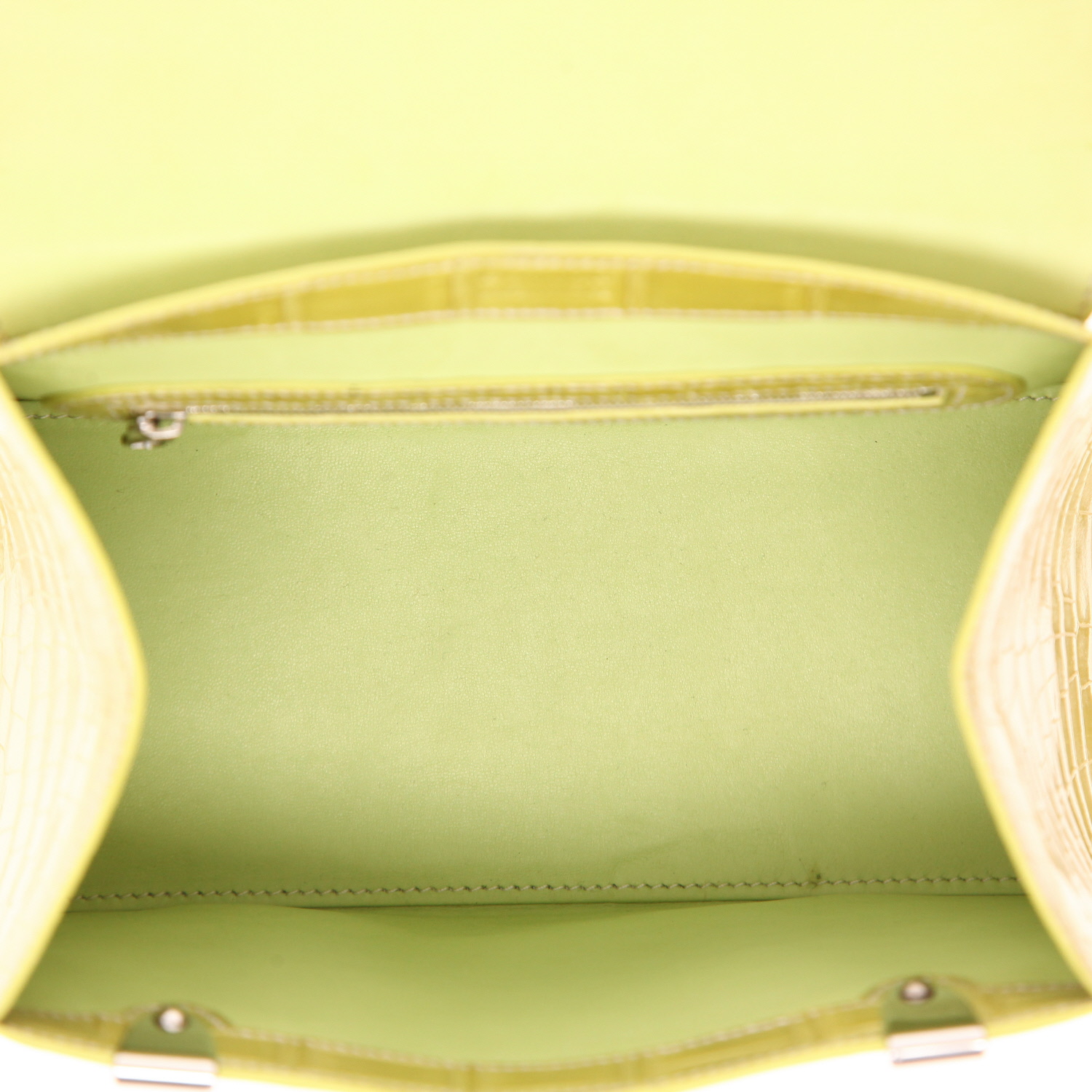 Borsa Goyard  Saigon in coccodrillo verde - Detail D3