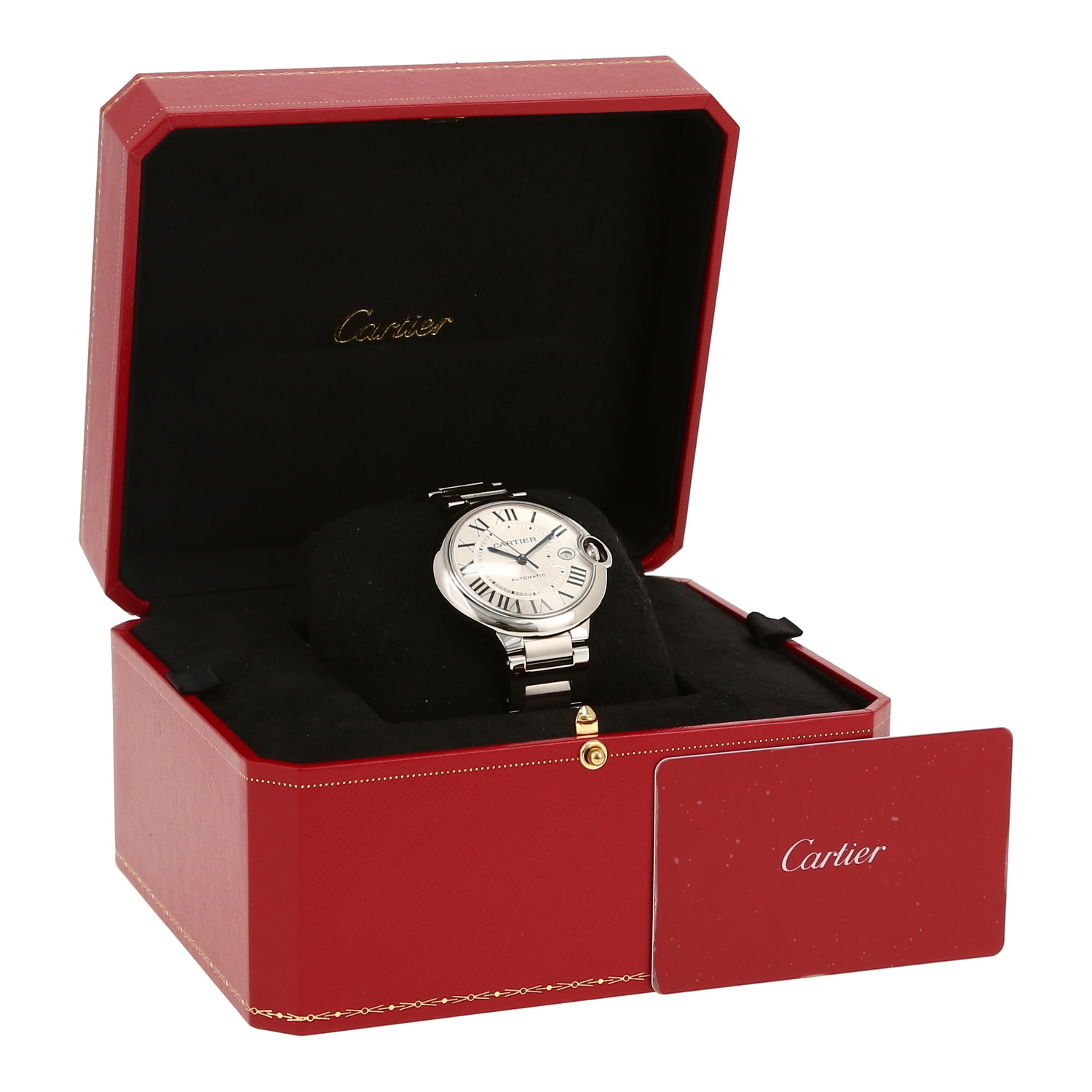 Cartier Ballon Bleu De Cartier  in stainless steel Ref: Cartier - 4345  Circa 2024 - Detail D2