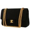 Bolso de mano Chanel  Timeless Classic en tejido jersey negro - 00pp thumbnail