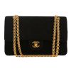 Bolso de mano Chanel  Timeless Classic en tejido jersey negro - 360 thumbnail