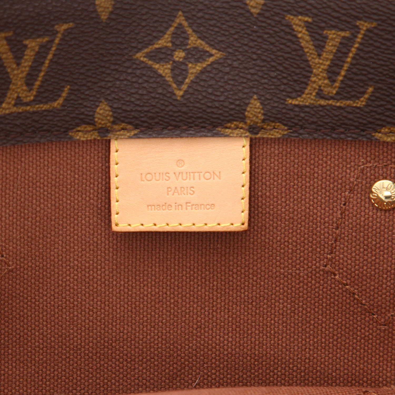 Louis Vuitton  x Comme des garçons by Rei Kawakubo shopping bag  monogram canvas - Detail D2