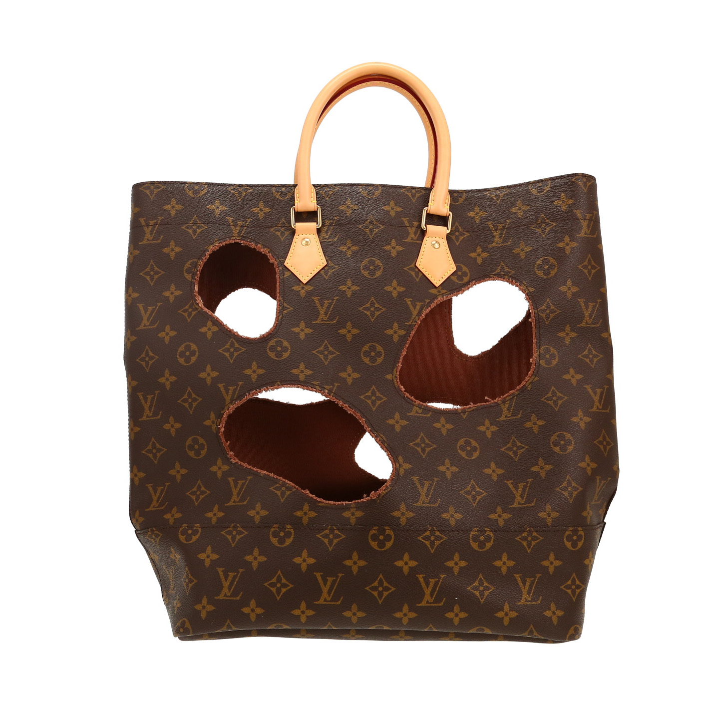 Louis Vuitton   shopping bag  monogram canvas - Detail D4