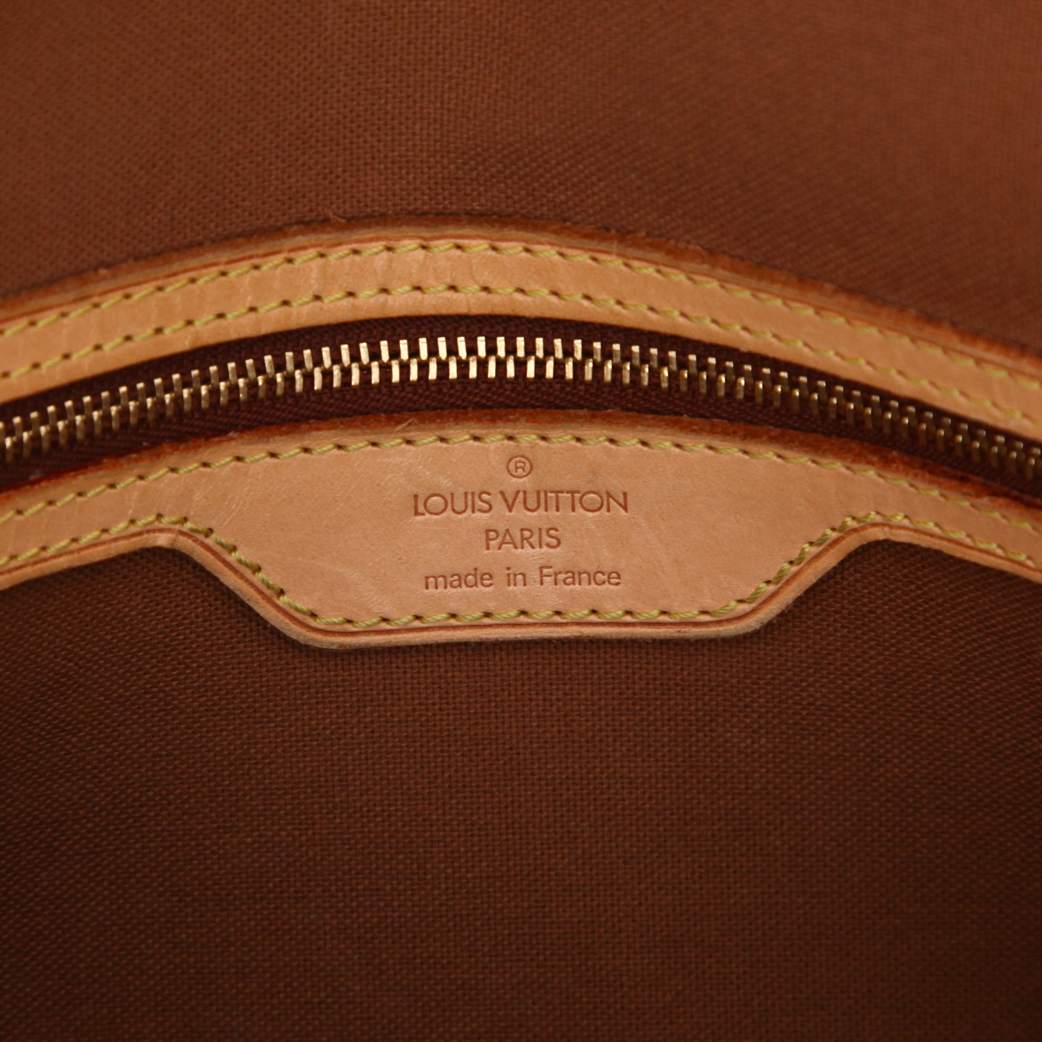 Borsa a tracolla Louis Vuitton  Sologne in tela monogram e pelle naturale - Detail D2