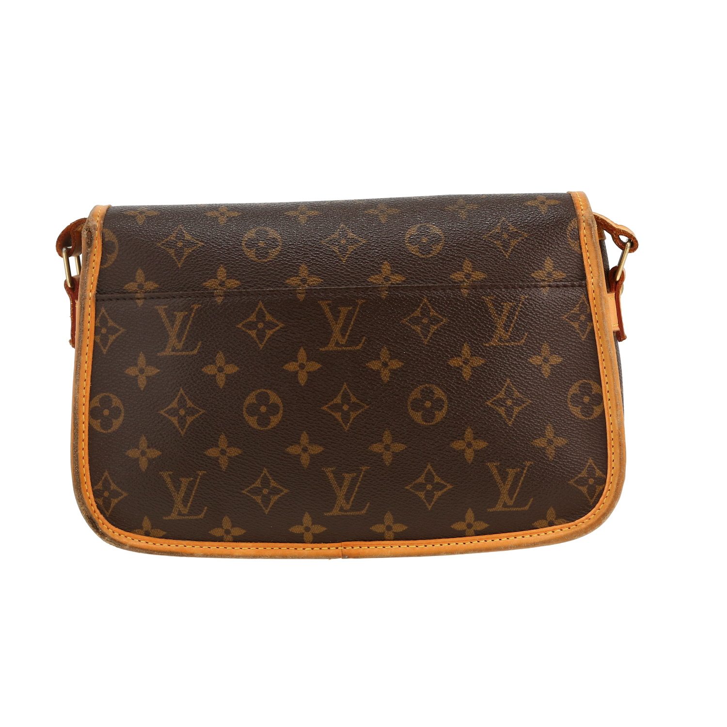 Borsa a tracolla Louis Vuitton  Sologne in tela monogram e pelle naturale - Detail D4