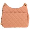 Chanel  Hobo shoulder bag  in powder pink quilted grained leather - Detail D4 thumbnail