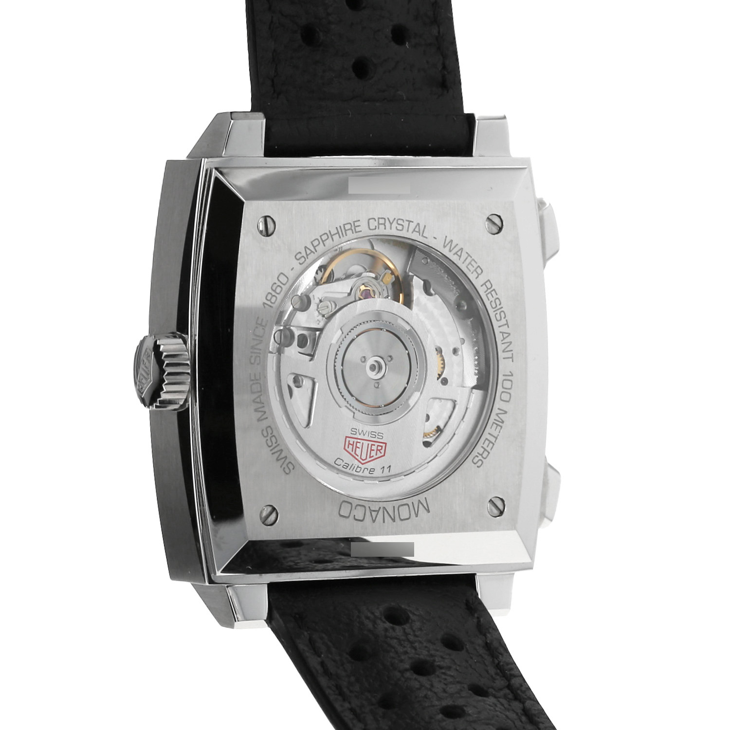 Montre TAG Heuer Monaco en acier Ref : CAW211P Vers 2000 - Detail D3