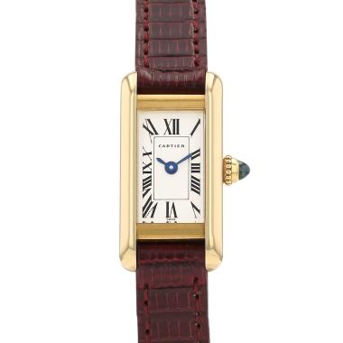 Cartier Mini Tank  in yellow gold Ref: Cartier - 1380  Circa 1990