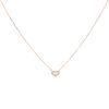 Cartier Coeur et Symbole necklace in pink gold and diamond - 00pp thumbnail