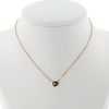 Cartier Coeur et Symbole necklace in pink gold and diamond - 360 thumbnail