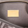 Fendi  Baguette handbag  in grey logo canvas  and grey leather - Detail D2 thumbnail