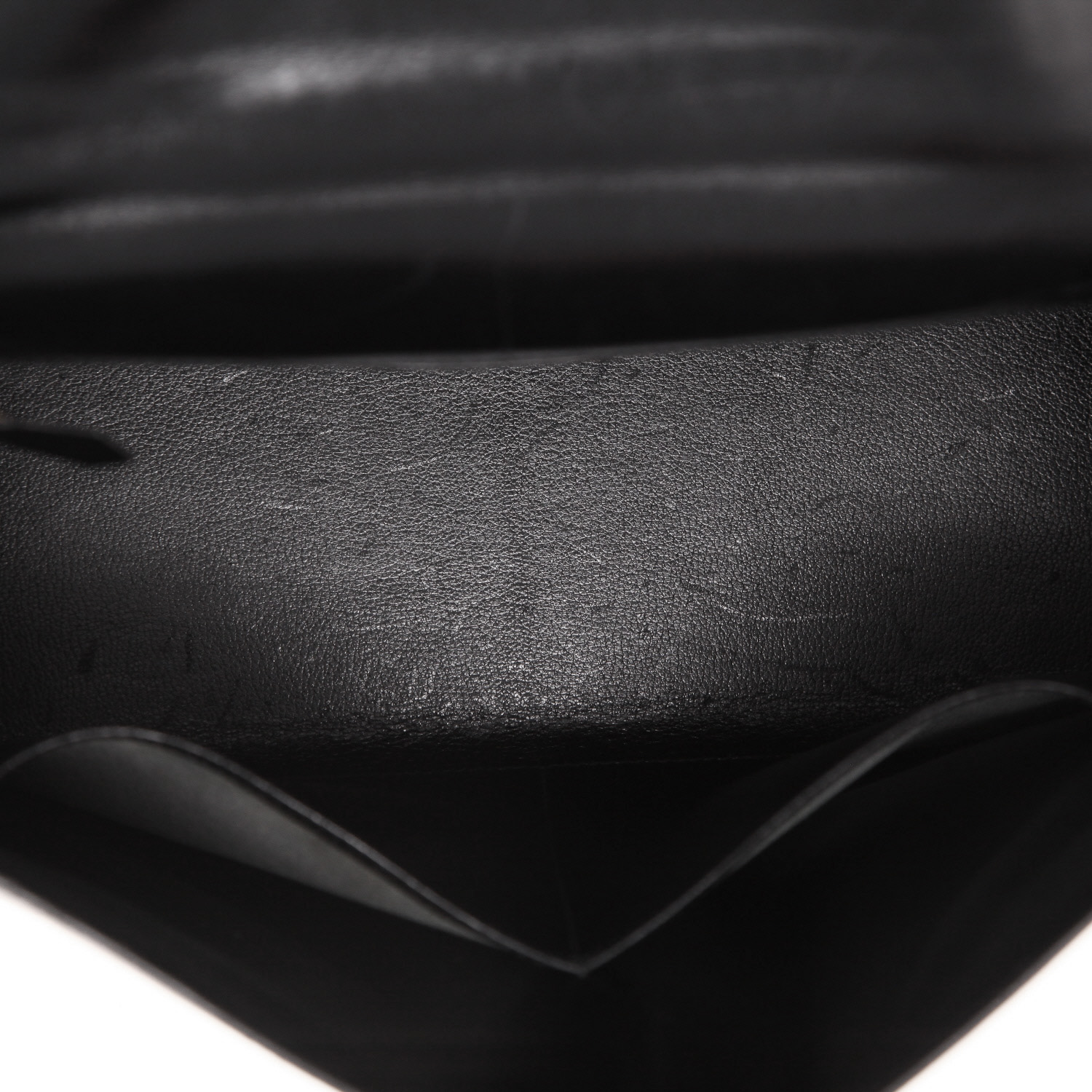 Borsa Hermès  Kelly 32 cm in pelle box nera - Detail D3