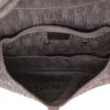Dior  Saddle medium model  handbag  in grey monogram canvas Oblique - Detail D3 thumbnail