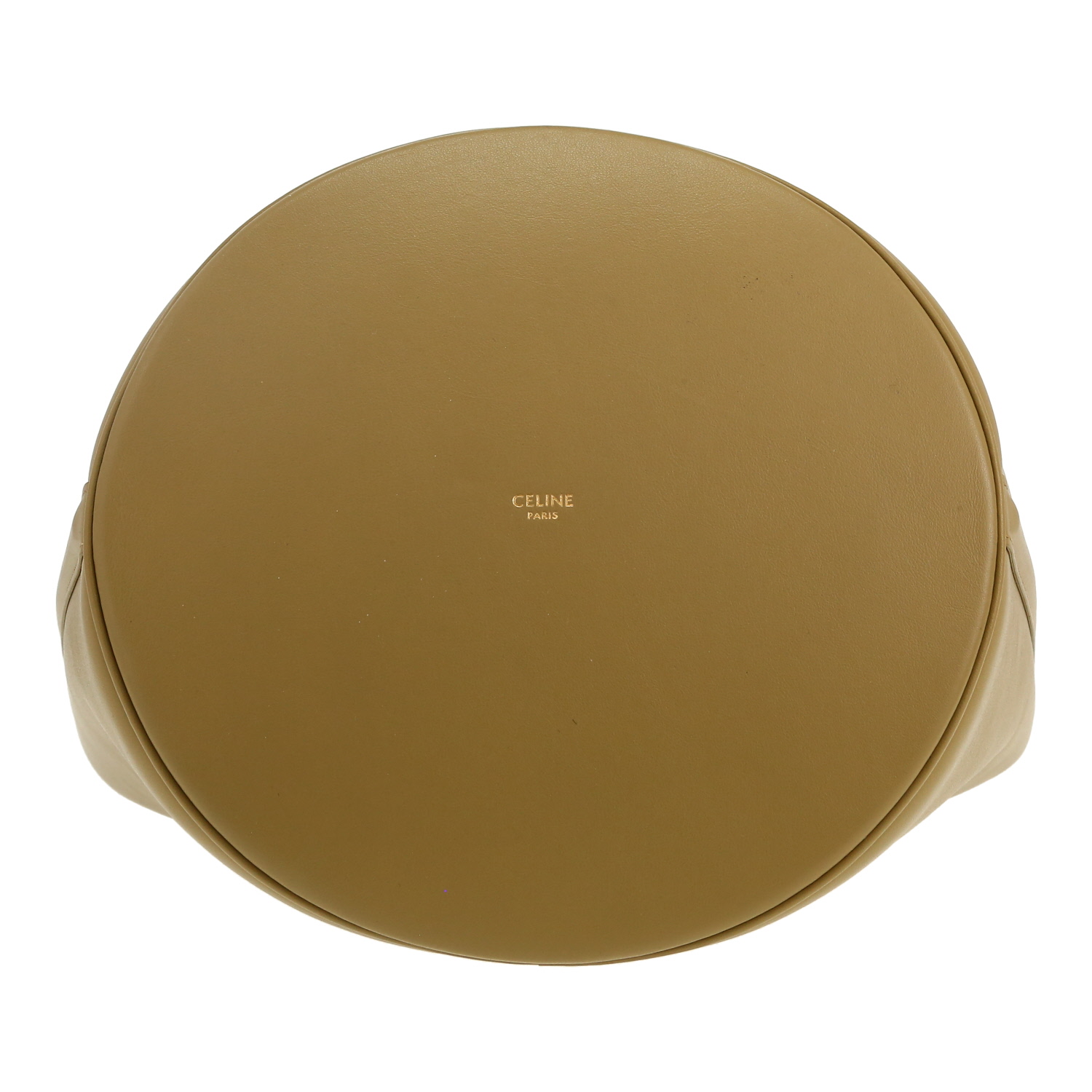Borsa Celine  Seau 16 in pelle verde kaki - Detail D1