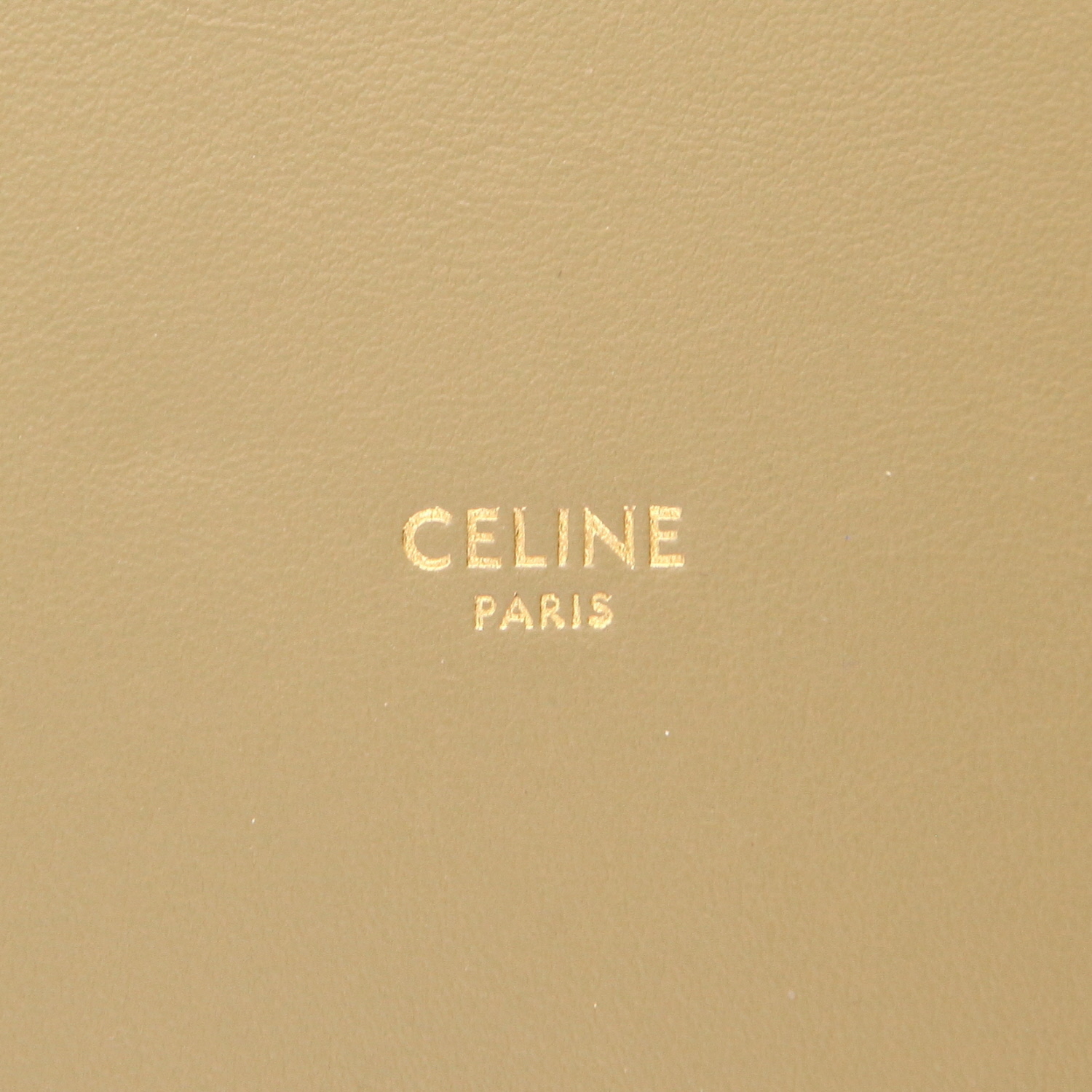 Borsa Celine  Seau 16 in pelle verde kaki - Detail D2