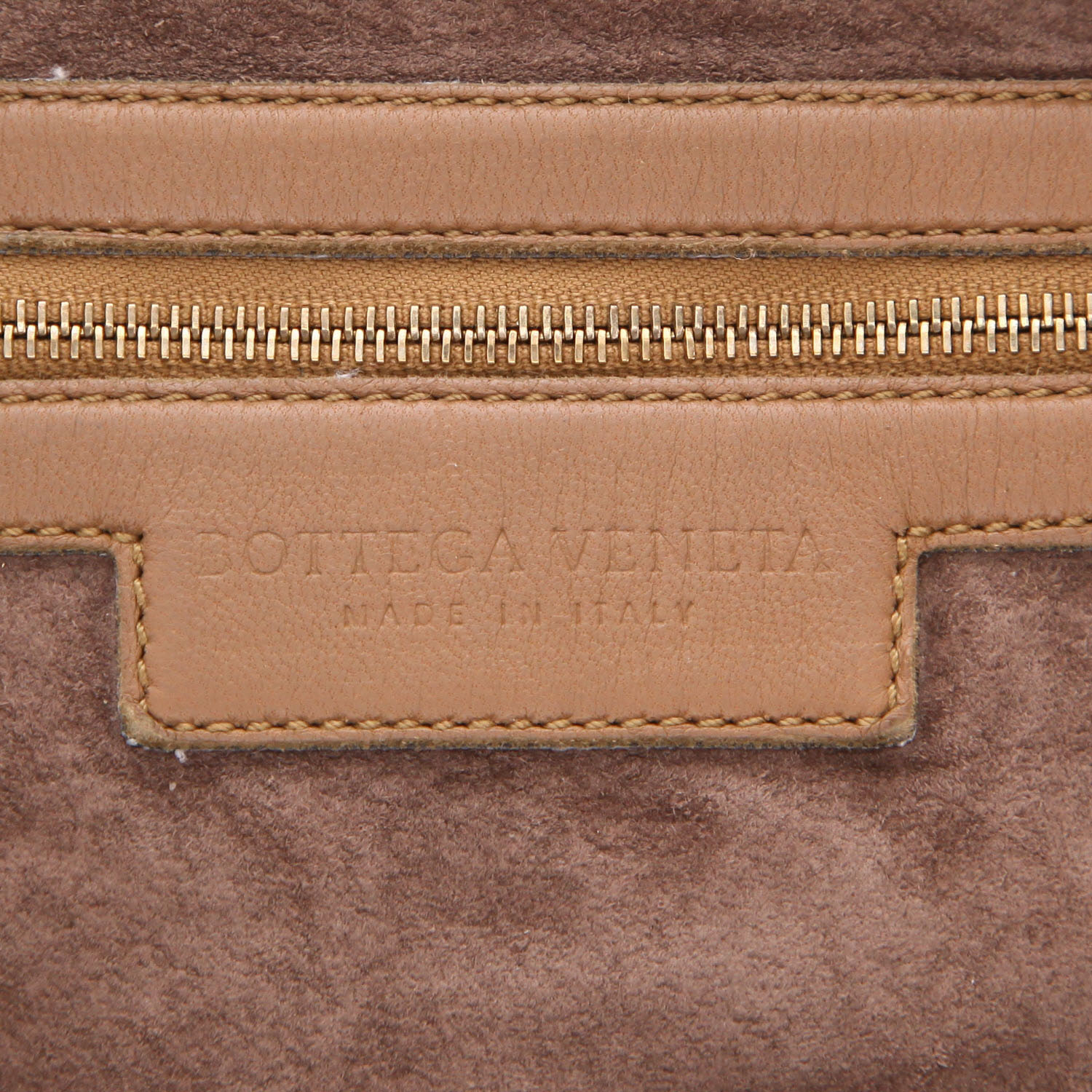 Bolso de mano Bottega Veneta  Veneta en cuero intrecciato marrón - Detail D2